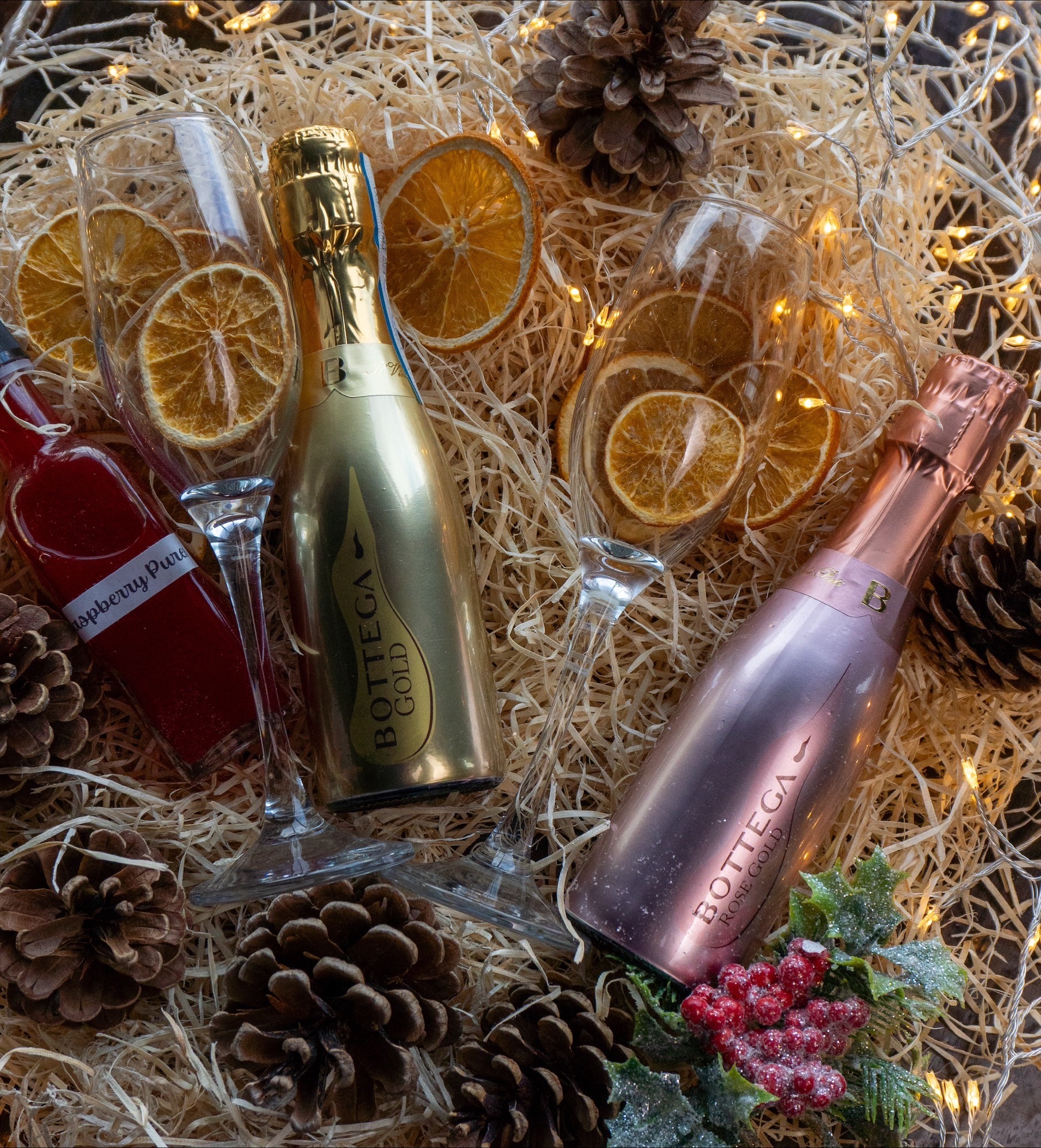 A Christmas Bellini Cocktails Kit