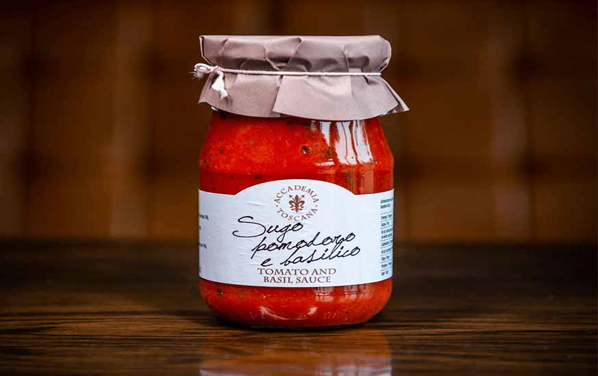Accademia Toscana Tomato & Basil Sauce (available for post)