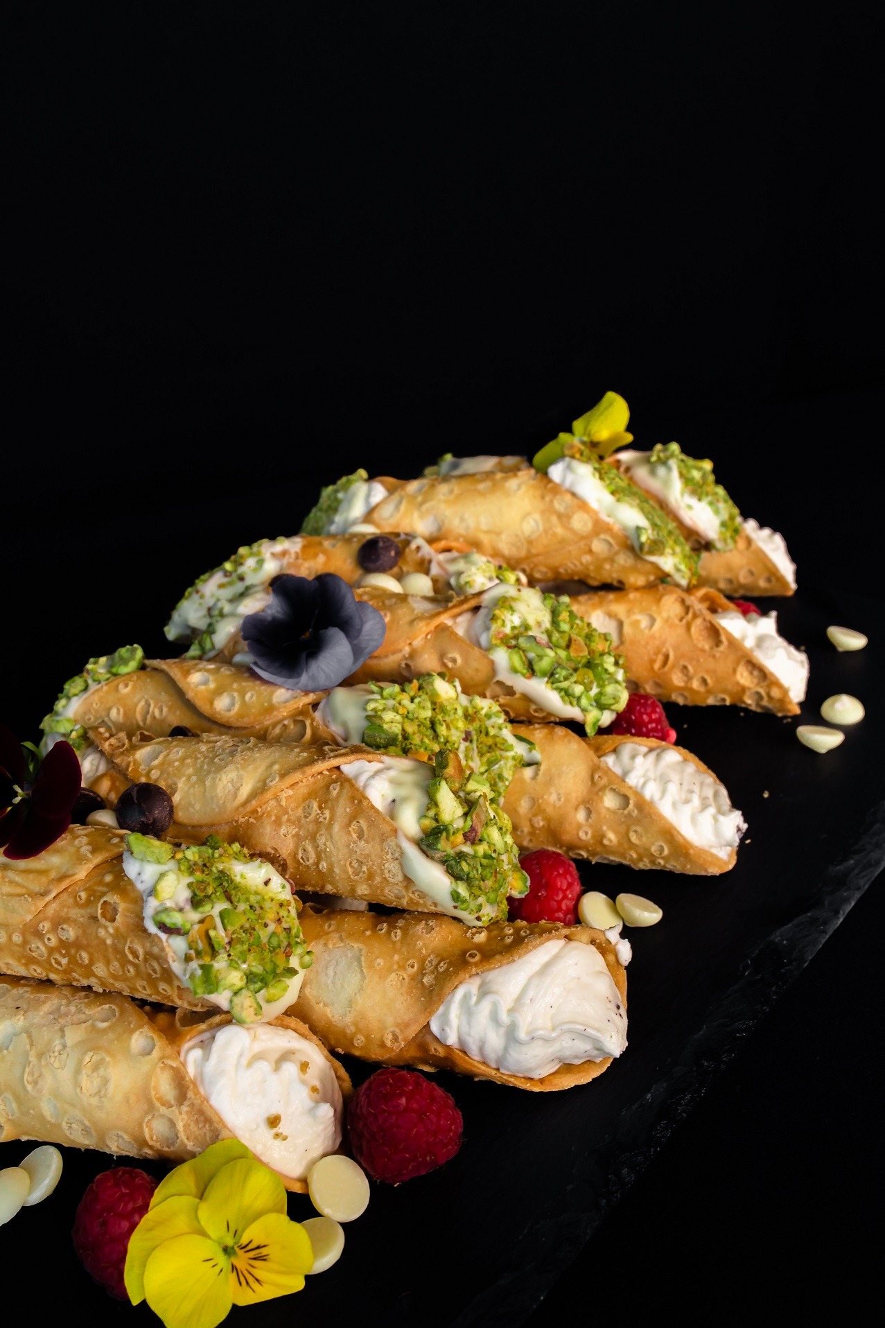 Sicilian Cannoli Dessert Platter